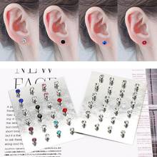 12 Pairs Crystal Rhinestone Magnetic Clip Non Piercing Earrings Fashion Jewelry 2024 - buy cheap