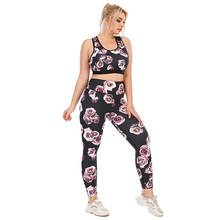 New Women Plus Size  Sportswear Yoga Gym Fitness Suits Sportsuits For Female Tracksuit Sport Running Sets Wear Big Large 2024 - buy cheap