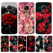 Dark Rose Flower Phone Case For Motorola Moto G9 G7 G8 G6 G5S E6 E5 Plus Power Play One Action Macro EU Gift Coque Cover 2024 - buy cheap