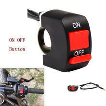 Universal Motorcycle Handlebar Flameout Switch ON OFF Button for Moto DC12V/10A Black For BMW S1000RR S1000XR F650GS F700GS 2024 - buy cheap