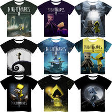 Children Summer Little Nightmares 2 T Shirts Toddler Cartoon T-shirts Boys Girls Anime Tee Tops Camiseta 3D Printing Kids Tshirt 2024 - buy cheap