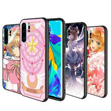 Silicone Cover Card Captor Sakuras Anime For Huawei P40 P30 P20 Pro P10 P9 P8 Lite E Plus 2019 2017 Phone Case 2024 - buy cheap