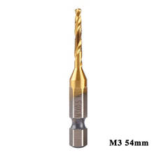 M3 Hex Shank Drill HSS Strong Titanium Coated Drill Tools Store Convenient Metric Tap Drill Implement Machinery Factory 2024 - buy cheap