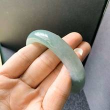 Zheru ювелирный браслет из натурального нефрита, 54 мм-64 мм, ледяной зеленый, два цвета, элегантный браслет принцессы 2024 - купить недорого