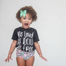 Be Loud Be Bold Be Free Funny Kids Tshirt Toddler Girl Boy Short Sleeve T-shirts Summer Chidlren Casual Fashion Tees Shirts Tops 2024 - buy cheap