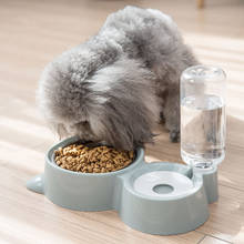 Alimentador automático para mascotas, dispensador de agua, tazón para beber para gatos y perros, plato alimentador para gatos, suministros de riego 2024 - compra barato