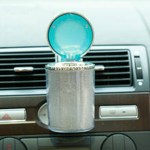Auto Car LED Light Cigarettes Cigars Cylinder Ashtray Container Holder Storage Cup 2024 - buy cheap