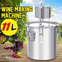 1Set DIY Home Distiller 2.9GAL/11L Moonshine Alcohol Still Stainless Copper Water Wine Essential Oil Brewing Kit Copper Distille 2024 - buy cheap