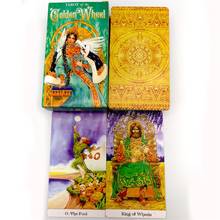 Tarot of the Golden Wheel 78 Cards Deck Tarot Board Game Family Party Oracle 27RD 2024 - buy cheap
