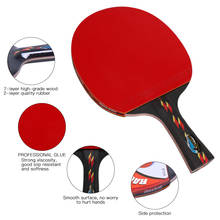 Table Tennis Racket Long Handle Ping Pong Bat Ping Pong Racket Set Training Accessories Racquet Bundle Kit with Bag 2024 - buy cheap