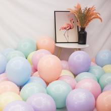 100pcs Macaron Color Latex Balloons 10 inch Festival Birthday Party Decorative Balloons Sweet Colorful Party Hanging Decoration 2024 - buy cheap