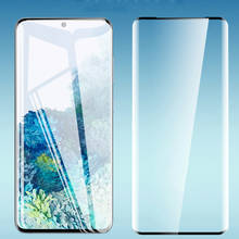 2 шт., изогнутое закаленное стекло 3D для Samsung Galaxy S21, ультраполное покрытие, 9H, Защитная пленка для экрана Samsung Galaxy S30 2024 - купить недорого