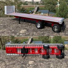 Modelo de camión a escala 1:32, accesorios de escena de modificación, remolque, vehículo, exhibición de transporte de tráfico, juguetes de plástico, regalos, 39cm 2024 - compra barato