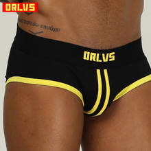 ORLVS sexy gay briefs bikini briefs men jockstrap gay underwear male panties cueca tanga kincker for men ropa interior hombre 2024 - buy cheap
