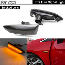 Luz LED de posición lateral para coche, marcador de giro ámbar sin errores, 2 piezas, para Opel astra-j astra-k Zafira Crossland Insignia 2024 - compra barato