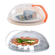Cubierta de calefacción transparente para horno microondas, tapa de sellado de plástico para alimentos, refrigerador de cocina, con mango 2024 - compra barato