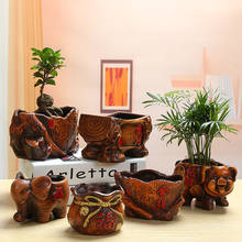 Vintage Chinese Ceramic Bonsai Flower Pots For Flower Plants For Home Decoration Hotel Garden Decoration 2024 - buy cheap