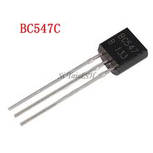 100 piezas BC547C TO-92 BC547 547C transistor de Unión Bipolar (BJT) NPN 45V 100mA HFE/800 nuevo original 2024 - compra barato