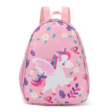 Mochila de dibujos animados para niños y niñas, morral Escolar con bonito Animal, unicornio, rosa, regalos 2024 - compra barato