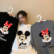 Disney cartoon Mickey Tshirt Tops Summer casual oversized Women T-shirts Ulzzang hip hop Streetwear Harajuku short sleeve tshirt 2024 - buy cheap
