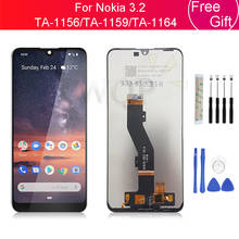 Для Nokia 3,2 ЖК-дисплей сенсорный экран дигитайзер в сборе TA-1156/TA-1159/TA-1164 ЖК Сменные запасные части для ремонта 2024 - купить недорого