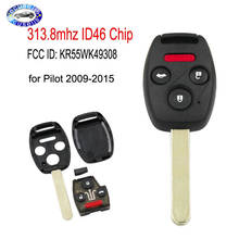Remote Key Fob 3+1/4 Buttons 313.8MHZ for Honda Pilot 2009-2015 FCC ID: KR55WK49308 2024 - buy cheap