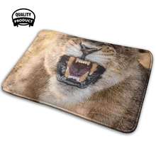 Angry Lioness 3D Household Goods Mat Rug Carpet Cushion Panther Leopard Big Cat Cat Tiger Cougar Lion Bobcat Lioness 2024 - buy cheap