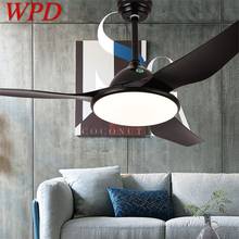 WPD Ceiling Fans Light Kit With Remote Control 3 Colors Modern LED Lamp for Rooms Dining Room Bedroom Living room Restaurant 2024 - buy cheap