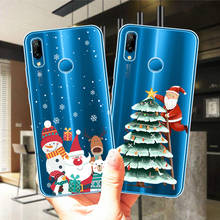 Santa Claus Elk Merry Christmas Snow Deer Soft Clear Silicone Phone Case Cover For Huawei P30 P20 P10 P40 Lite E Pro Plus 2024 - buy cheap