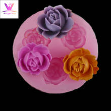 Molde de silicona 3D para pastel, flores, Sugarcraft, boda, Chocolate, pastel, Fondant, azúcar para hornear, bricolaje, decoración artesanal, #45 2024 - compra barato