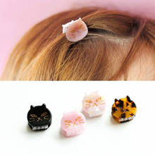 1 pc Cat Shape Hairpin Acetic Acid Hair Claw Small Catch Clip Hair Clip Japan Korean Style Women Ornaments Hairwear Accessories 2024 - buy cheap