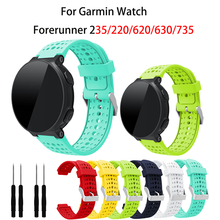Outdoor Wristband For Garmin Forerunner 735XT 735/220/230/235/620/630 Smart Watch Soft Silicone Strap Replacement Watch Band 2024 - buy cheap