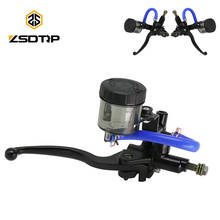 ZSDTRP Motorcycle universal front brake pump 22mm assembly right/left adjustable Brake Lever Big Cup LC150 2024 - buy cheap