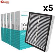 Filtro de aire de cabina para Infiniti, accesorios para coche, 5 uds., EX35, EX37, FX37, FX50, G37, Q50, Q60, QX50, QX70, 2009, 2010, 2011, 2012, 2013, B7277-1CA0A 2024 - compra barato