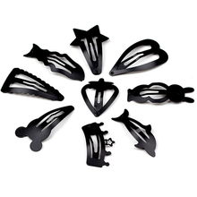 Black matte paint love hair clip Girls Hairpins BB Clips Barrettes Headbands For Women Hairgrips Hair Tool Dropshipping 2024 - buy cheap