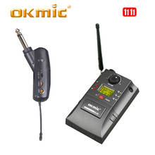 New Wireless Guitar Pickups System OKMIC OK-7T DPL L Digital Frequency 16 Selectable Channels 830-842MHz Transmitter 135 Degrees 2024 - buy cheap