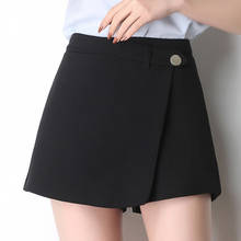 Spring Summer High Waist Women Shorts Zipper Wide Leg Shorts Skirts Ladies Office Wear Wholesale Sexy Girls Street Business Wear 2024 - buy cheap