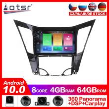 Android 10.0 GPS Navigation Radio Player for Hyundai Sonata 2011-2013 Video Player Stereo Headuint free map Built in Carplay dsp 2024 - buy cheap