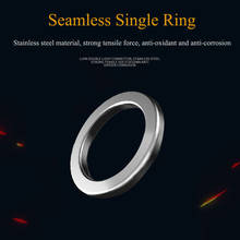 3 Sizes 100Pcs Heavy Duty Fishing Solid Stainless Steel Snap Split Rings Seamless 304 Polishing Sea Fishing Lure Bait Connector 2024 - buy cheap