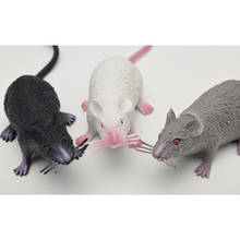 6Pcs Halloween Simulated Plastic Funny Mouse Simulation Mouse Prank Halloween Party Festival Decoration Kids Children Toys 2024 - buy cheap