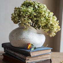 Vaso de cerâmica flores secas e garrafas, decoração de mesa sala de estar, acessórios para casa 2024 - compre barato