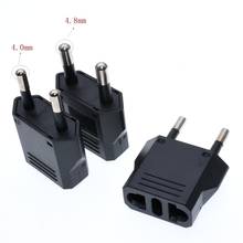 1pcs EU Euro KR Plug Adapter US to EU Plug Adapter Travel KR EU Adapter Electric EU KR Plug Converter Power Sockets AC Outlet 2024 - buy cheap