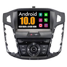 Автомобильный мультимедийный плеер RoverOne для Ford Focus 3 2012 2013 2014, Android 10, 4 Гб + 64 ГБ, Авторадио, DVD, радио, стерео, GPS навигация 2024 - купить недорого