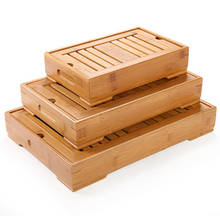 Water Storage Drawer Type Bamboo Tea Tray,Chinese Tea Tools,Tea Set,Tea Table 2024 - buy cheap