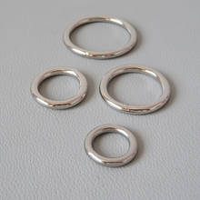 20Pcs/Lot 15mm 20mm 25mm 32mm Metal Buckle O Wheel Circle Ring Clasp For Bag Backpack Accessory Belt Loop Dog Harness Hardware 2024 - buy cheap