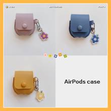 Funda de cuero para Airpods 1 y 2, cubierta de lujo con dibujos animados para Apple funda de Airpods, Airpod Air pods 2024 - compra barato