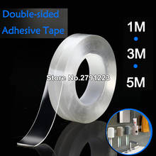 1/2/3/5m Reusable Double-Sided Adhesive Nano Traceless Tape Removable Sticker Washable Adhesive Loop Disks Tie Glue Gadget 2024 - buy cheap