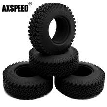 AXSPEED 4Pcs RC 1:10 Crawler Beadlock Wheels Tire 1.9 Inch Rubber Wheel Tire 98mm Tyre For RC Car Tamiya Truck F350  Axial SCX10 2024 - buy cheap