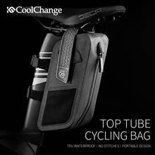 CoolChange Bicycle Bag Waterproof Reflective Large Capacity Cycling Saddle Tail Rear Seat Bag MTB Road Bike Bag Bike Accessories 2024 - buy cheap