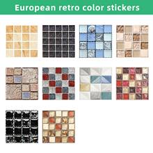 10Pcs 3D  Self Adhesive Mosaic Tile Wall decal Sticker DIY Kitchen Bathroom Home Decor Vinyl 2024 - buy cheap
